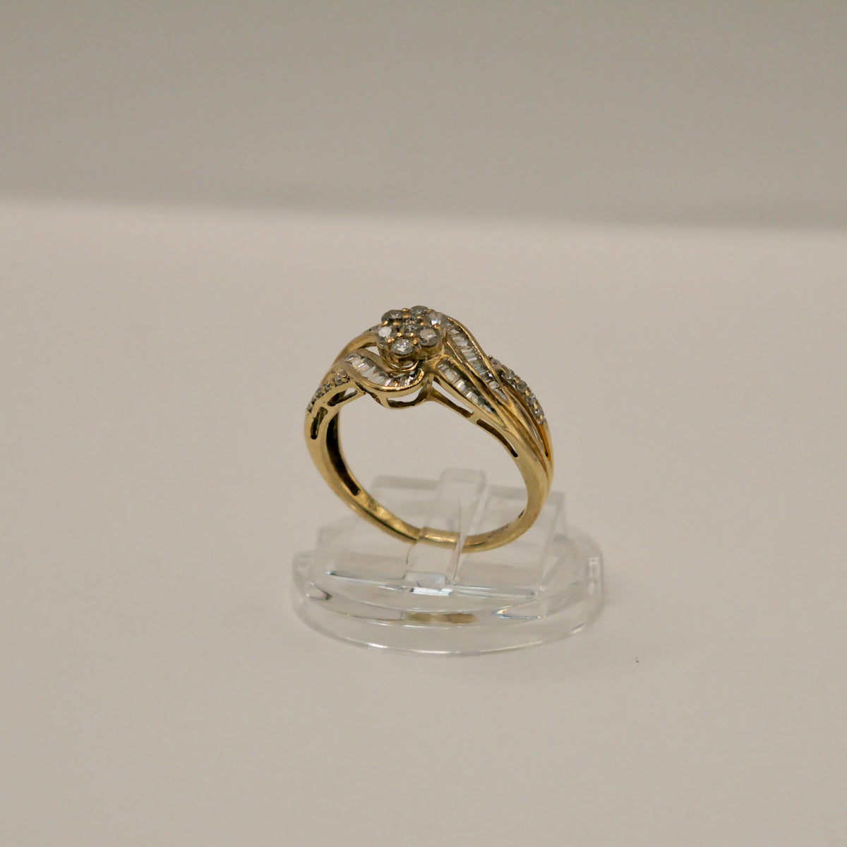 10k Diamond Engagement Ring