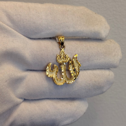 10k Allah Pendant