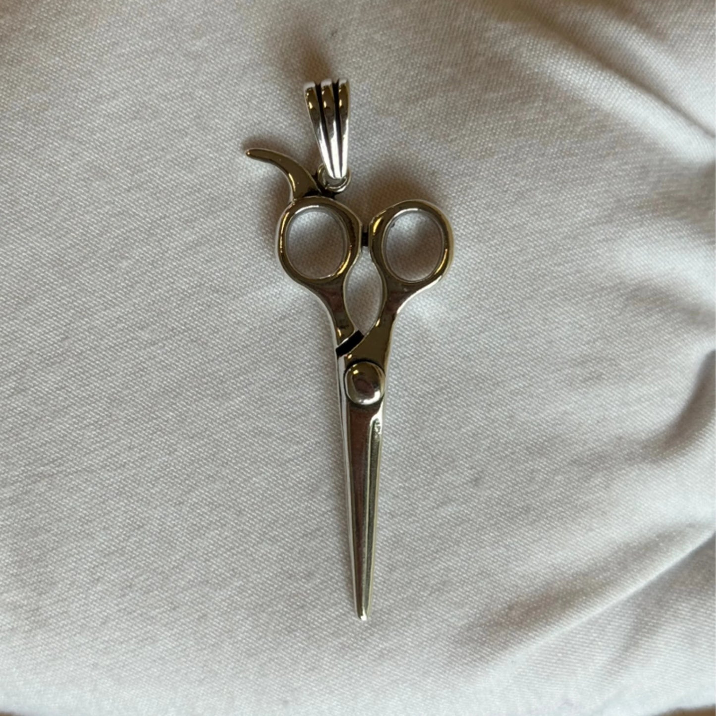 Sterling Silver scissor pendant