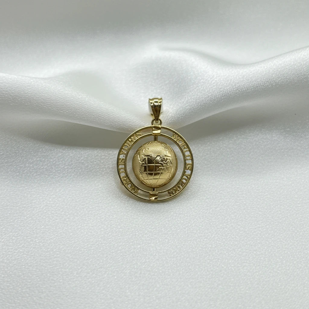 10k “World is Yours” Pendant