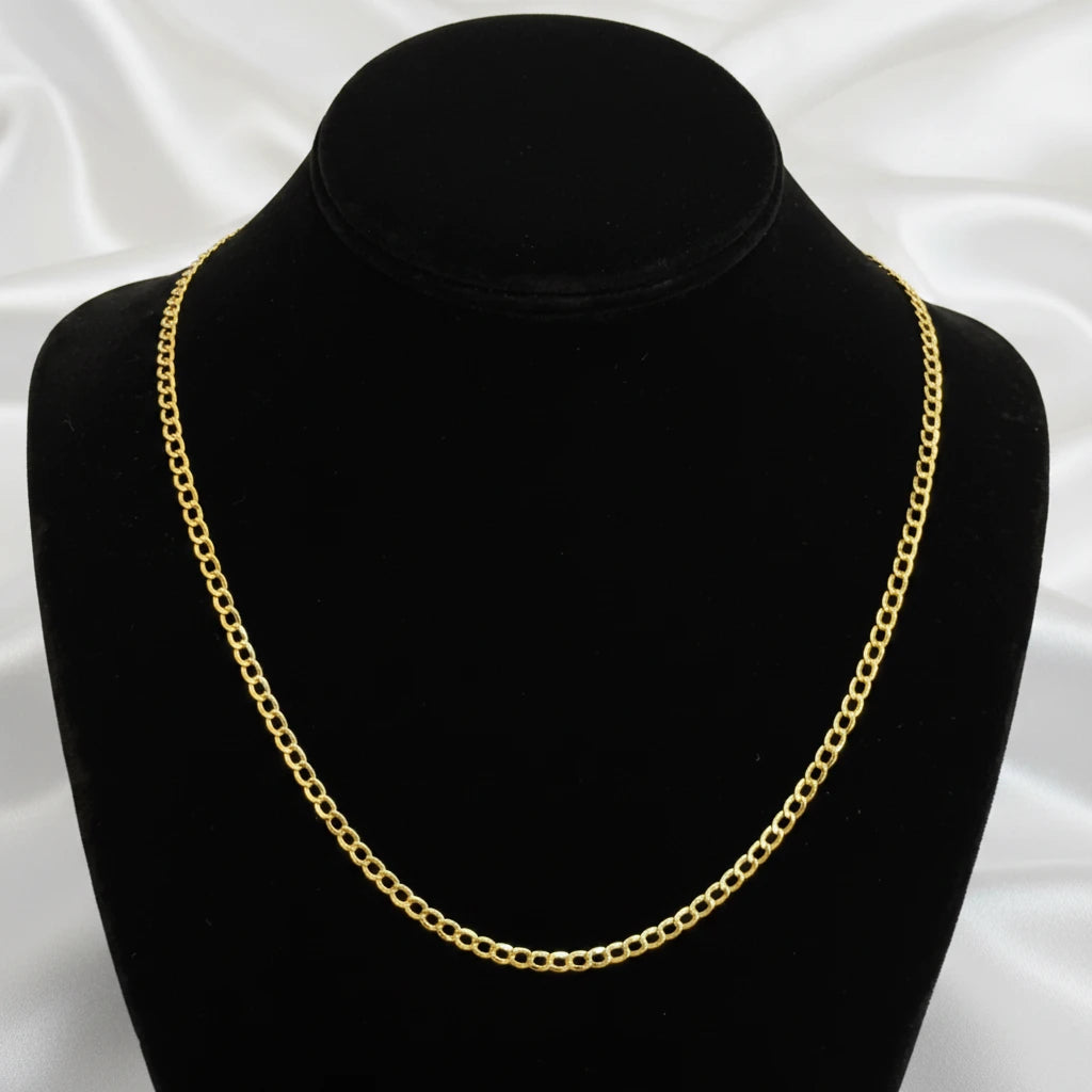 10k Curb Necklace