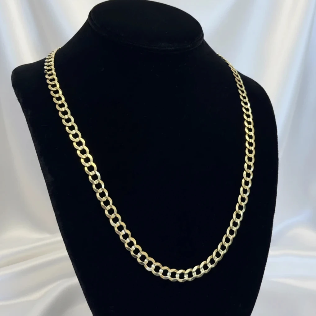 10k Curb link Necklace