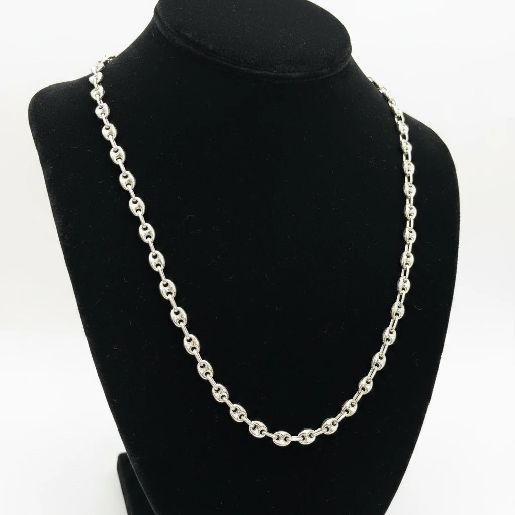 Sterling Silver Gucci Link Necklace