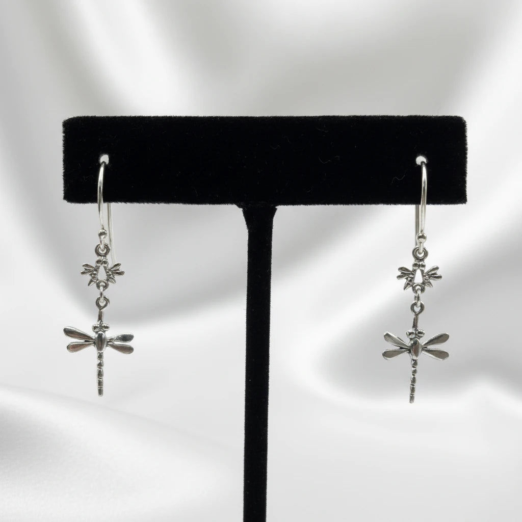 Sterling Silver Dragon Fly earrings