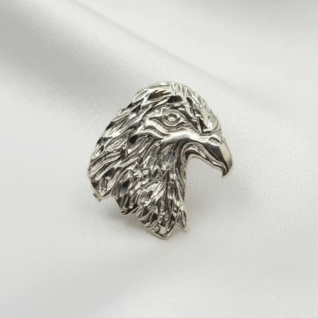 Sterling Silver Eagle Head Pendant