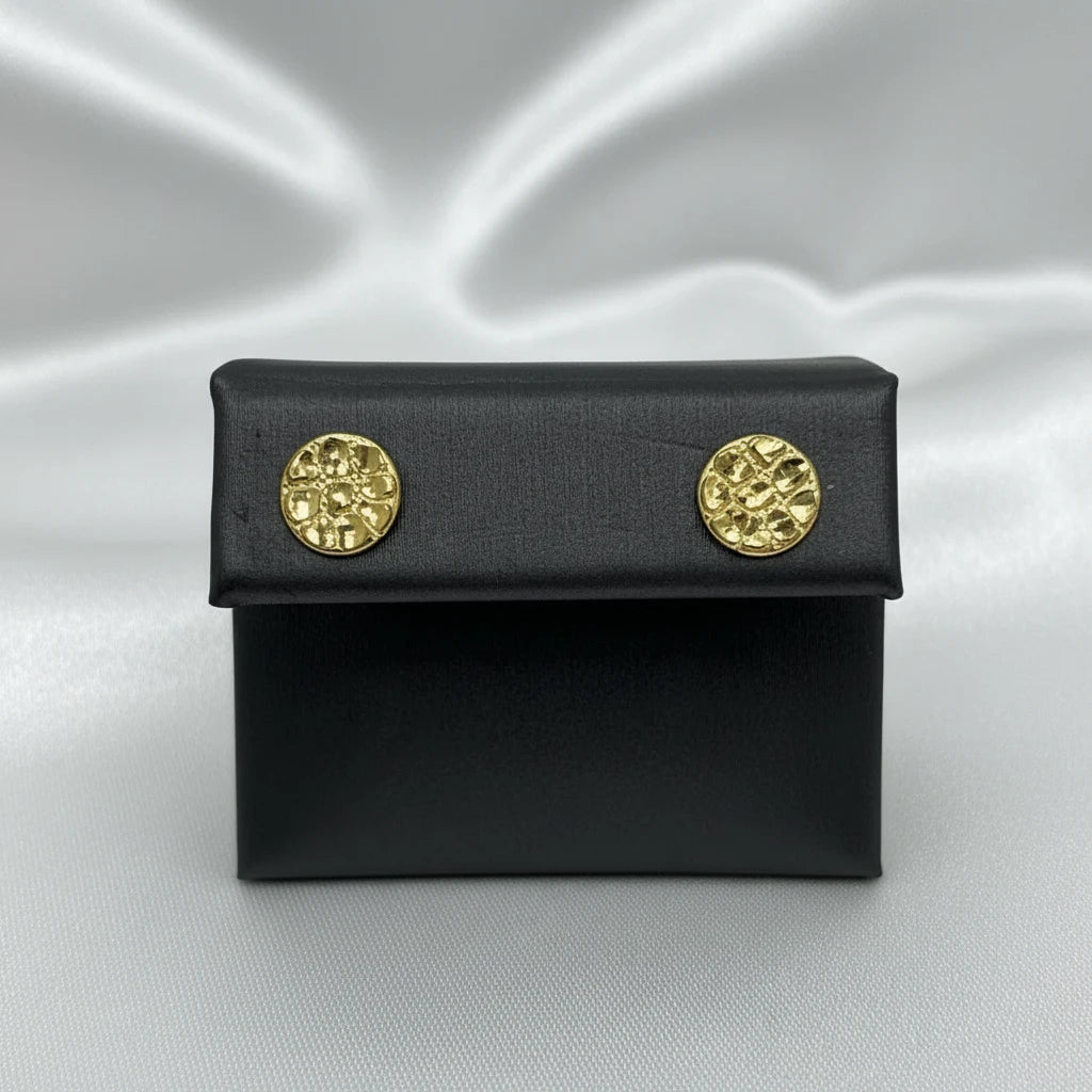 10k Nugget Earrings