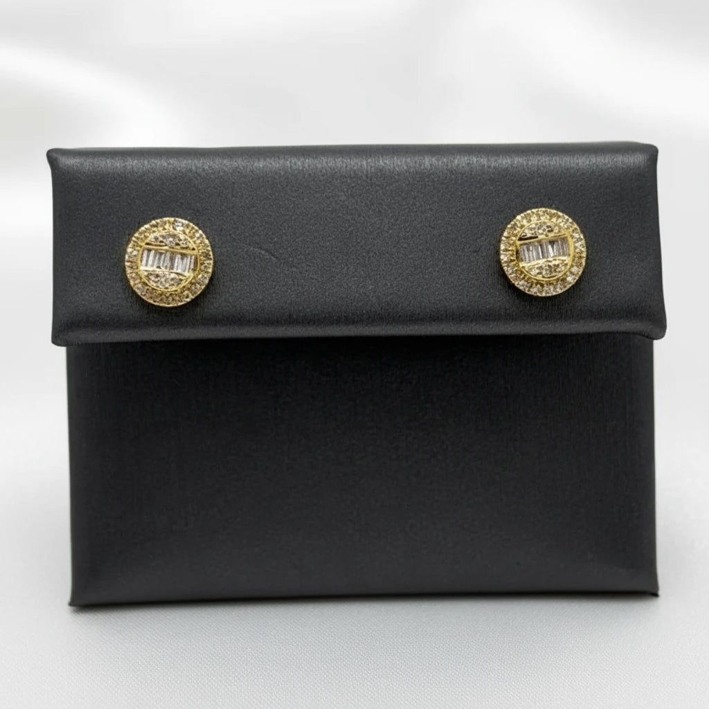 14k Diamond Earrings