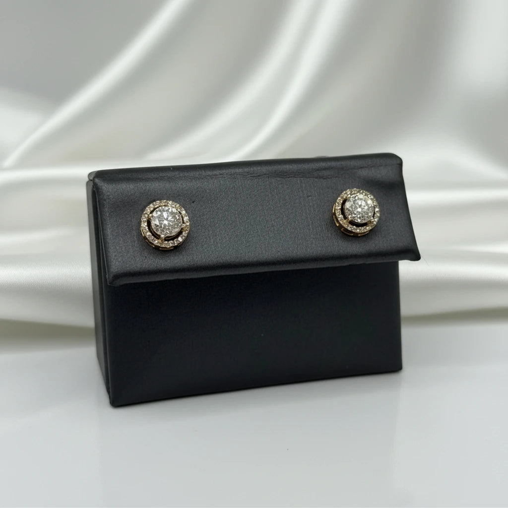 14k Diamond Earrings
