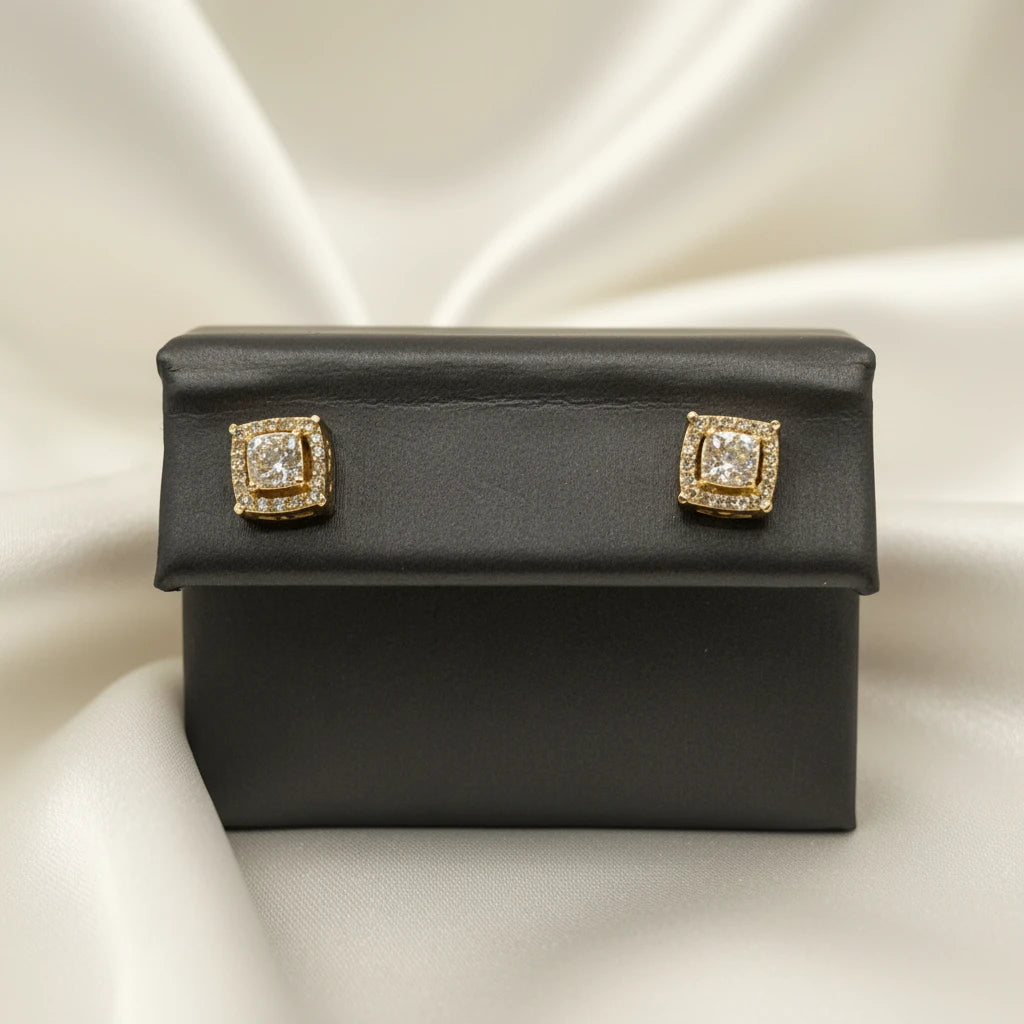 14k Diamond Earrings