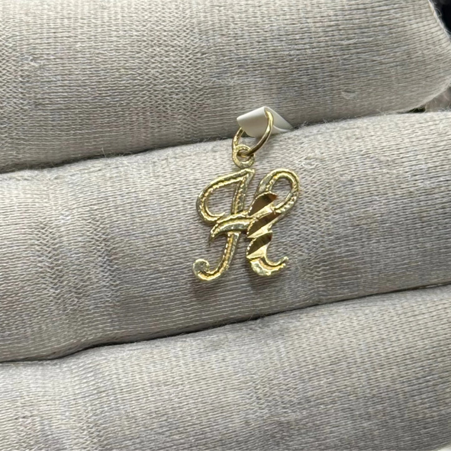 14k Letter “H” Pendant