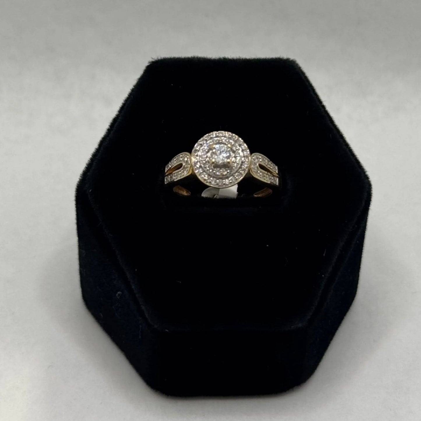 10k Diamond Engagement Ring