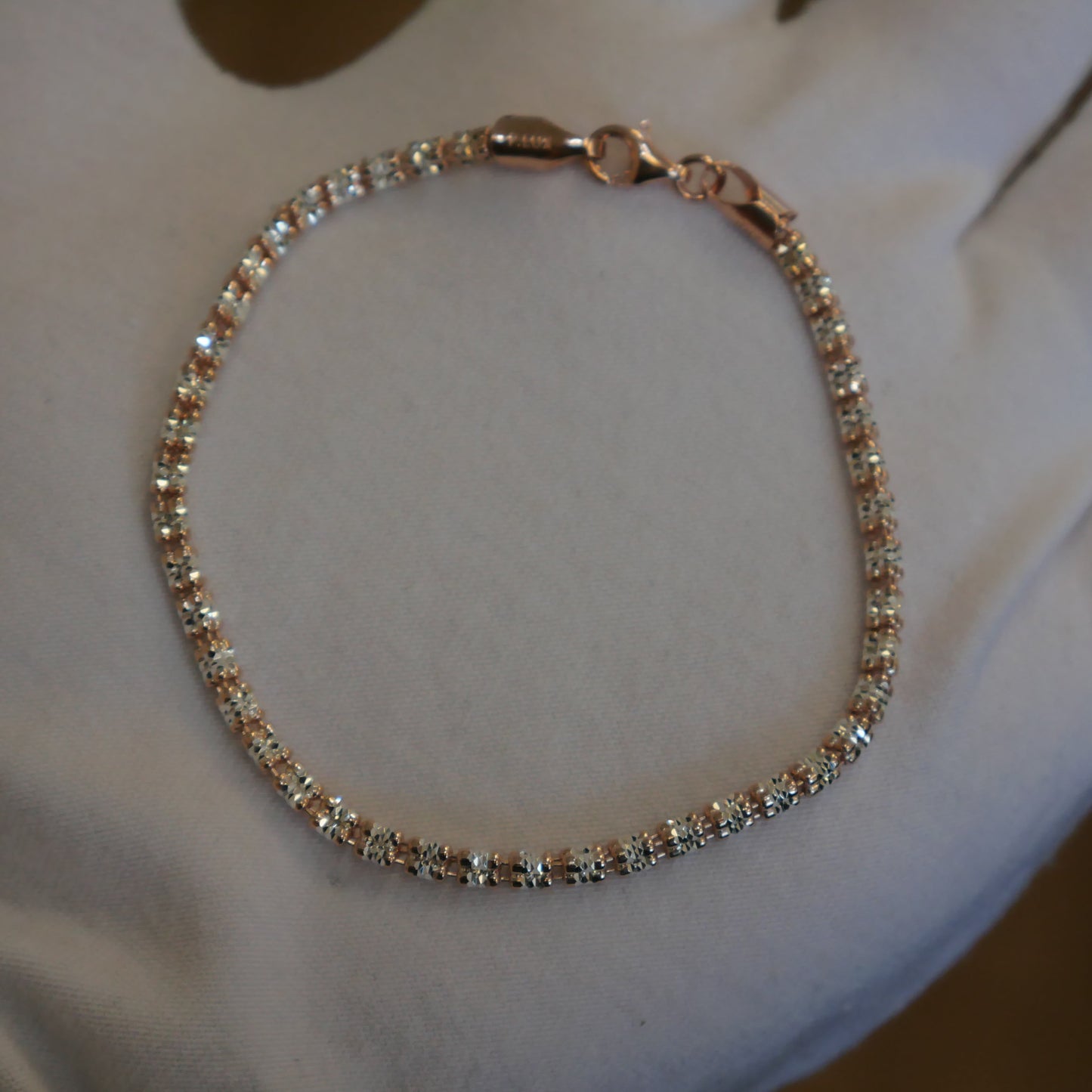 Sterling Silver Ice Bracelet