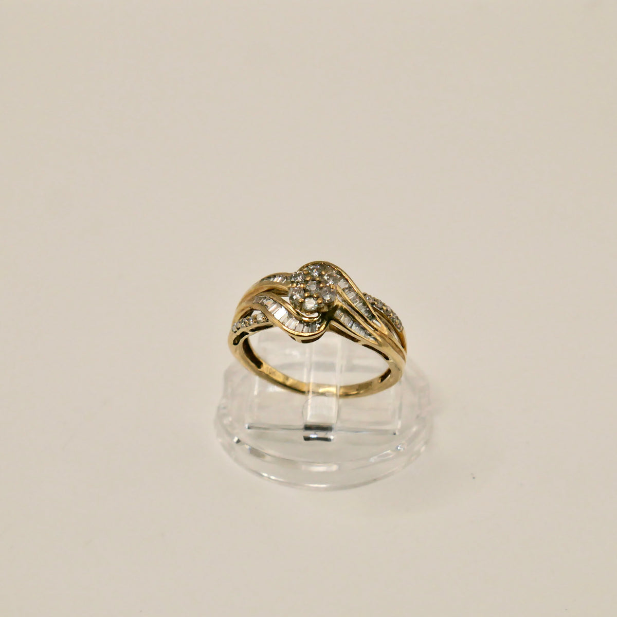 10k Diamond Engagement Ring