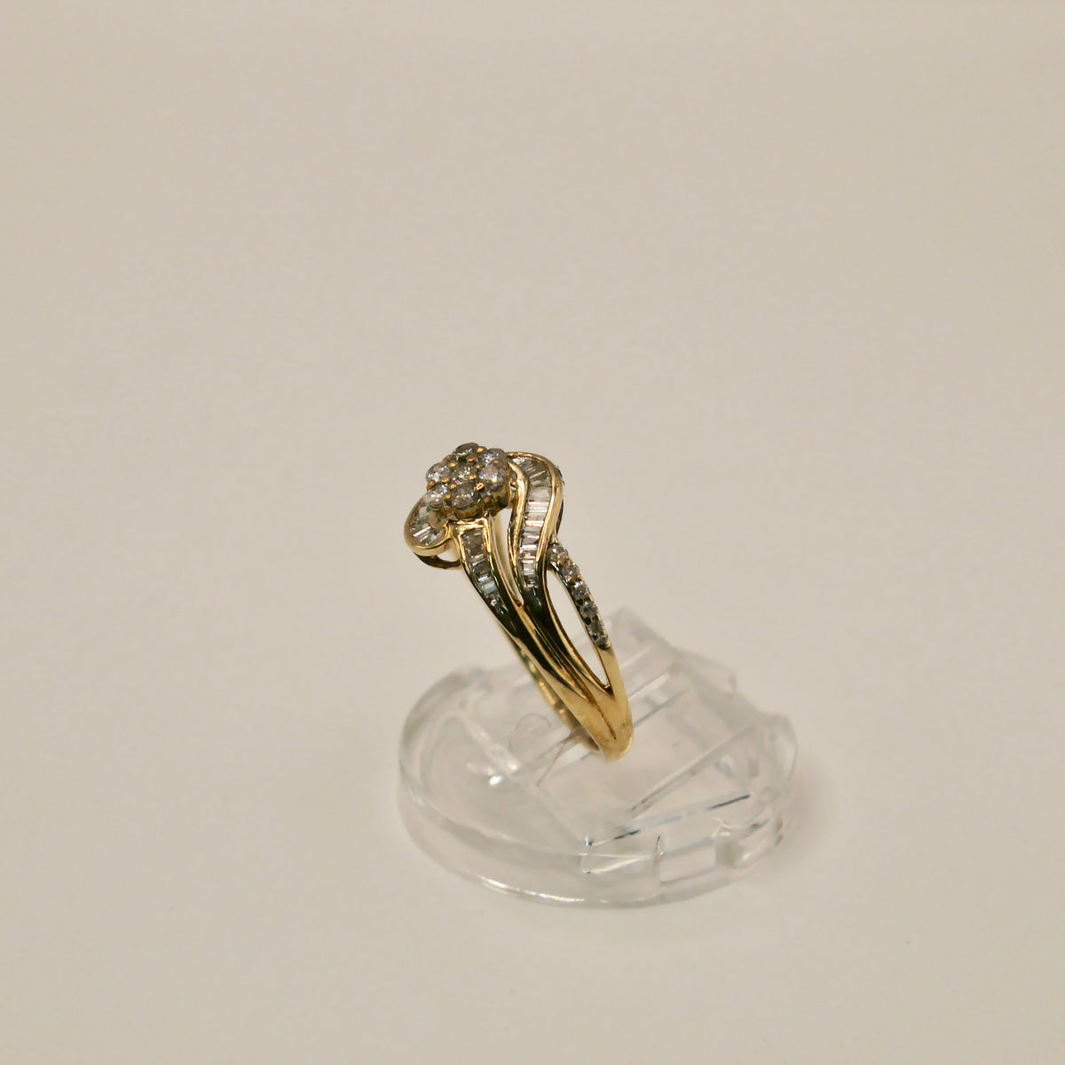 10k Diamond Engagement Ring