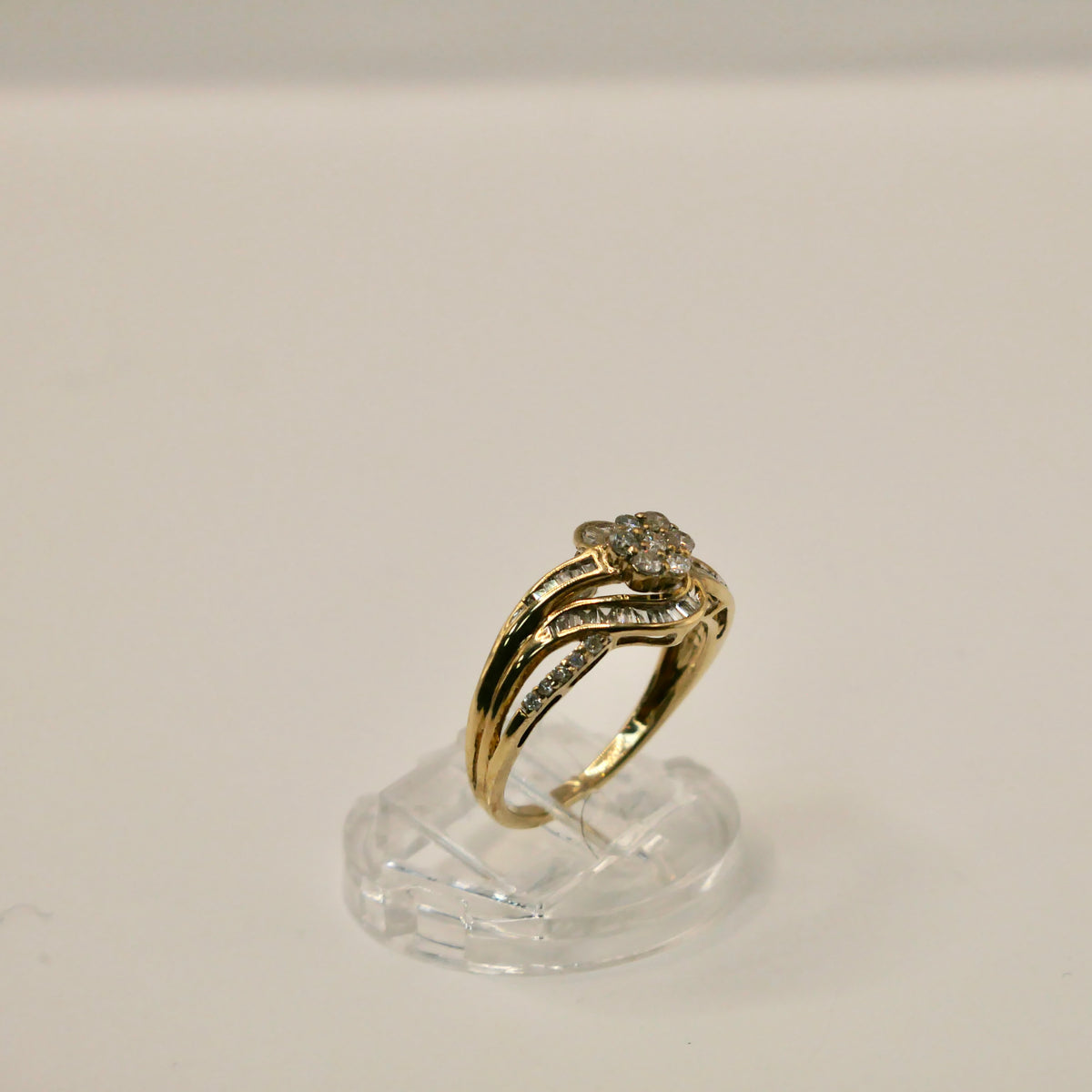 10k Diamond Engagement Ring