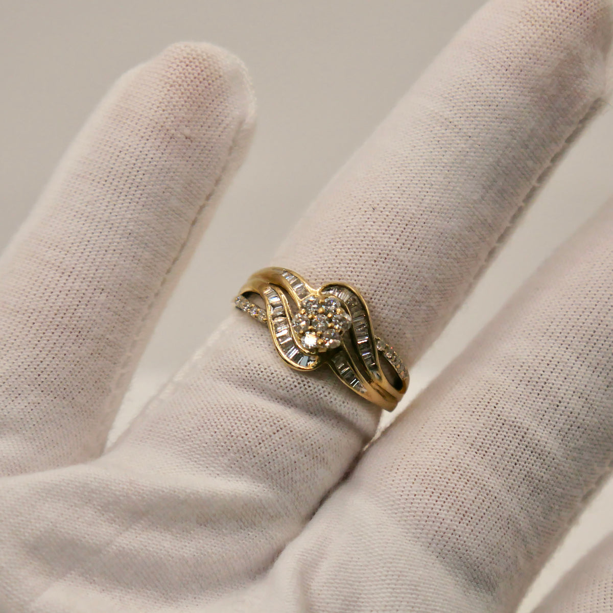 10k Diamond Engagement Ring