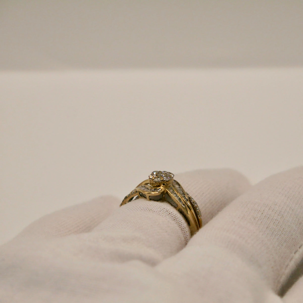 10k Diamond Engagement Ring