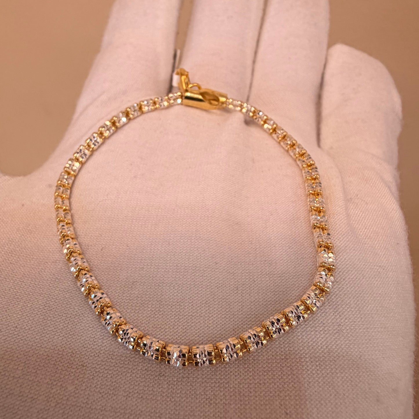 Sterling Silver Ice Bracelet