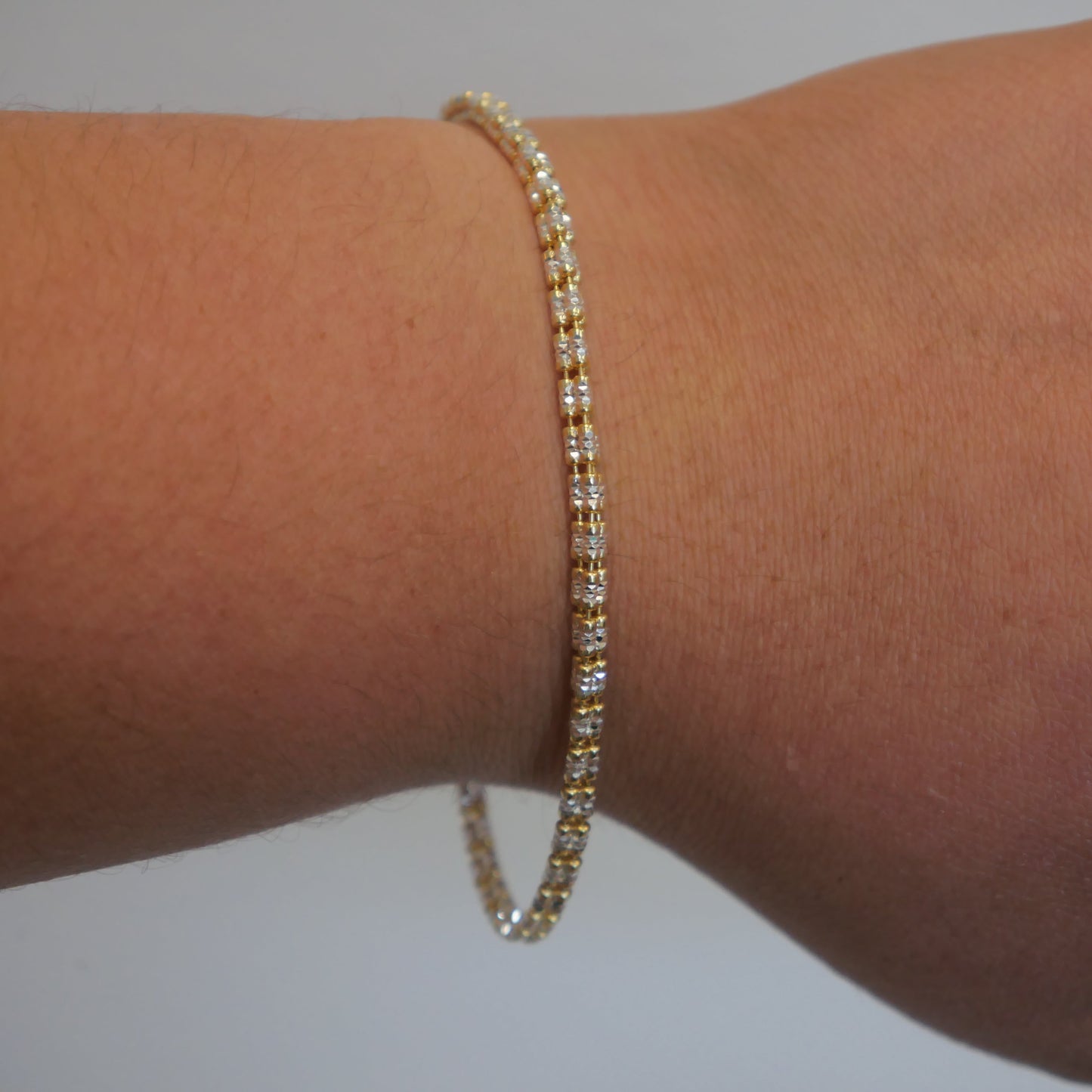 Sterling Silver Ice Bracelet