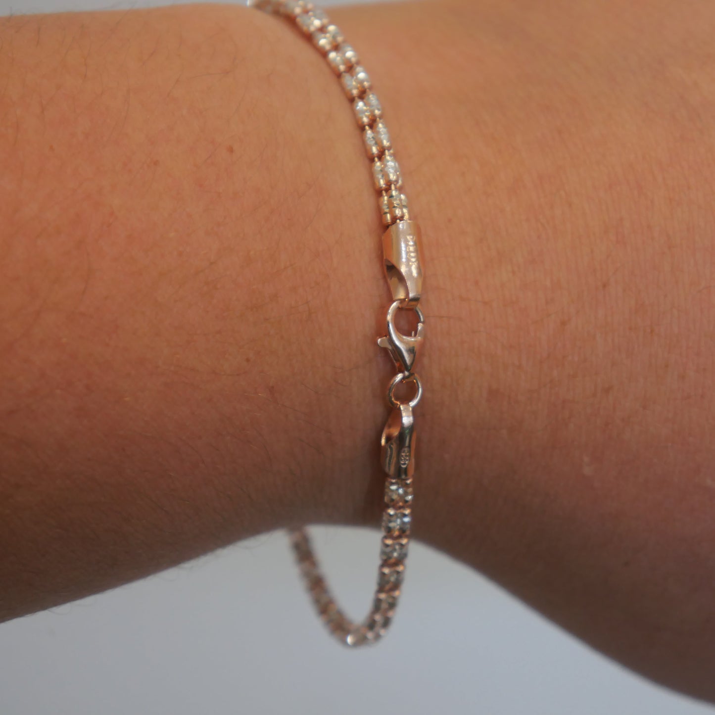 Sterling Silver Ice Bracelet