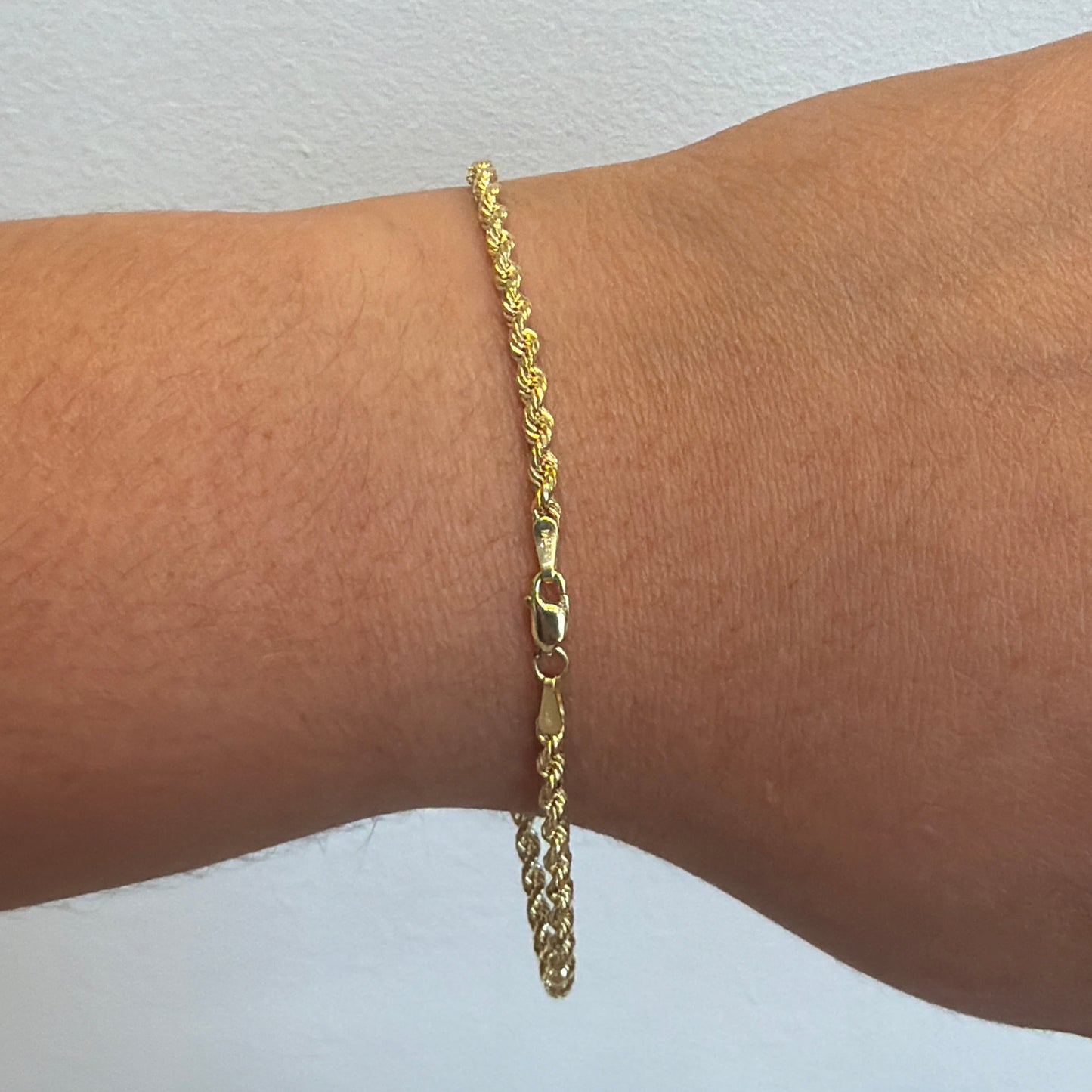 10k Rope Bracelet