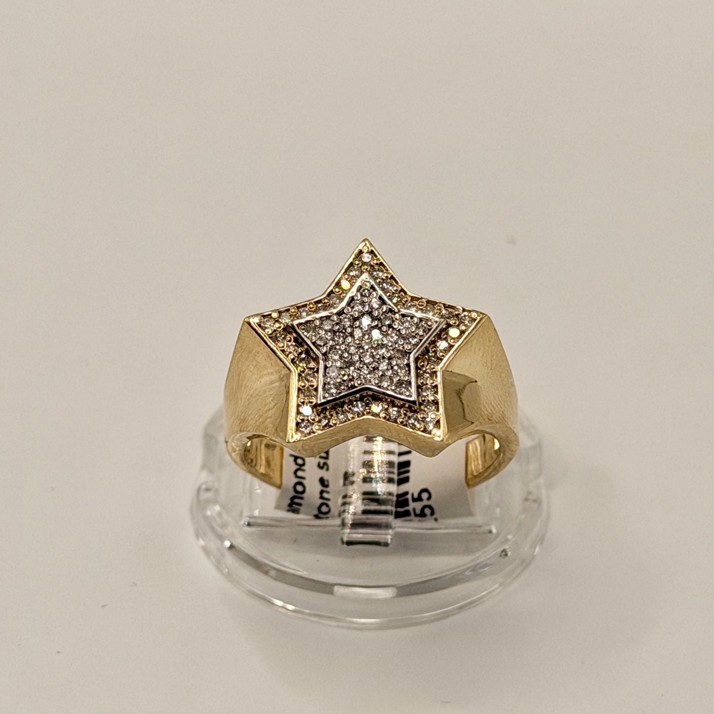 10k Diamond Star Ring
