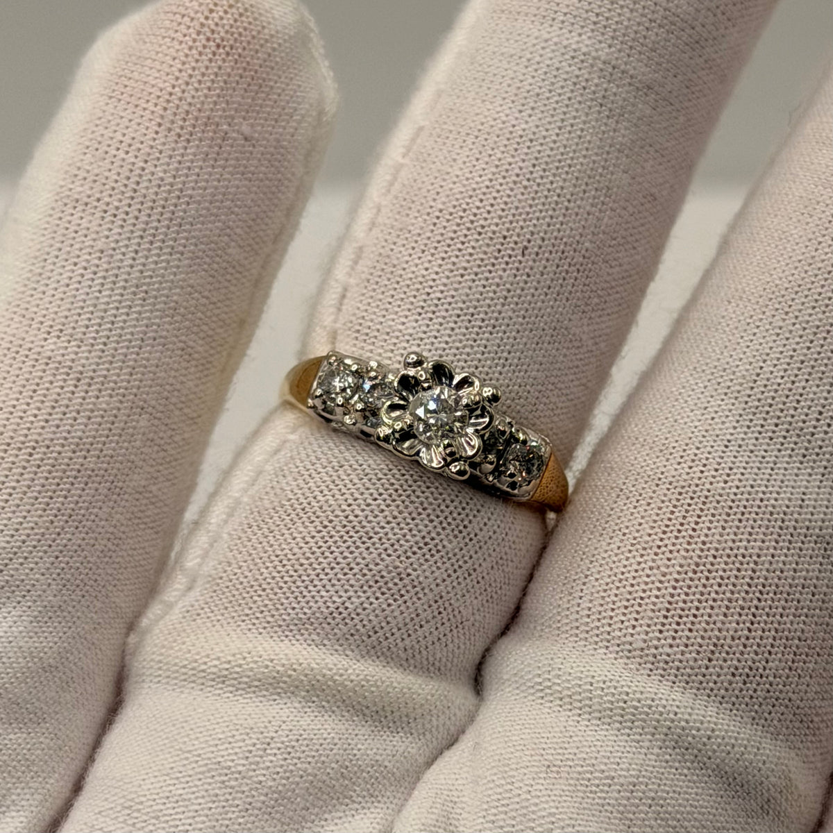 14k Diamond Engagement Ring