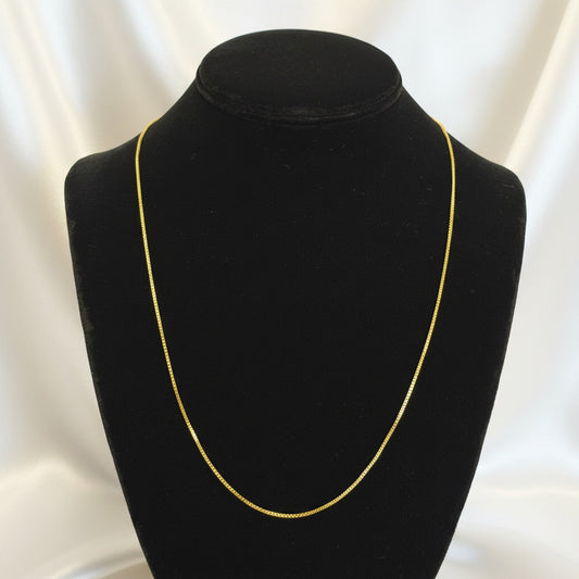 14k Cable link Necklace