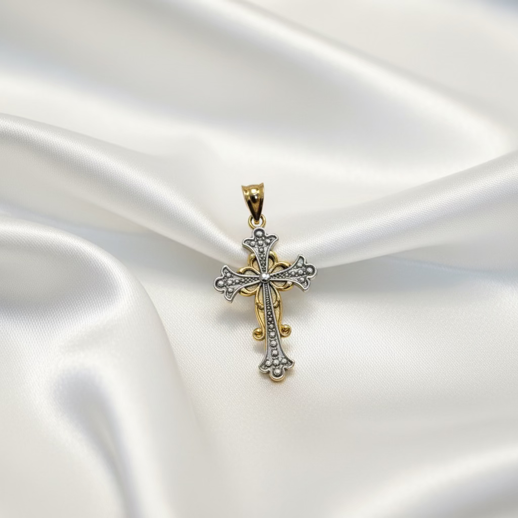 14k Cross Pendant