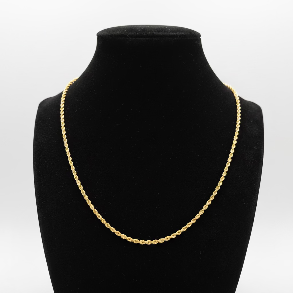 10k Rope Necklace