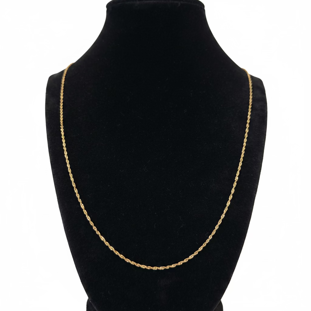 10k Singapore Necklace