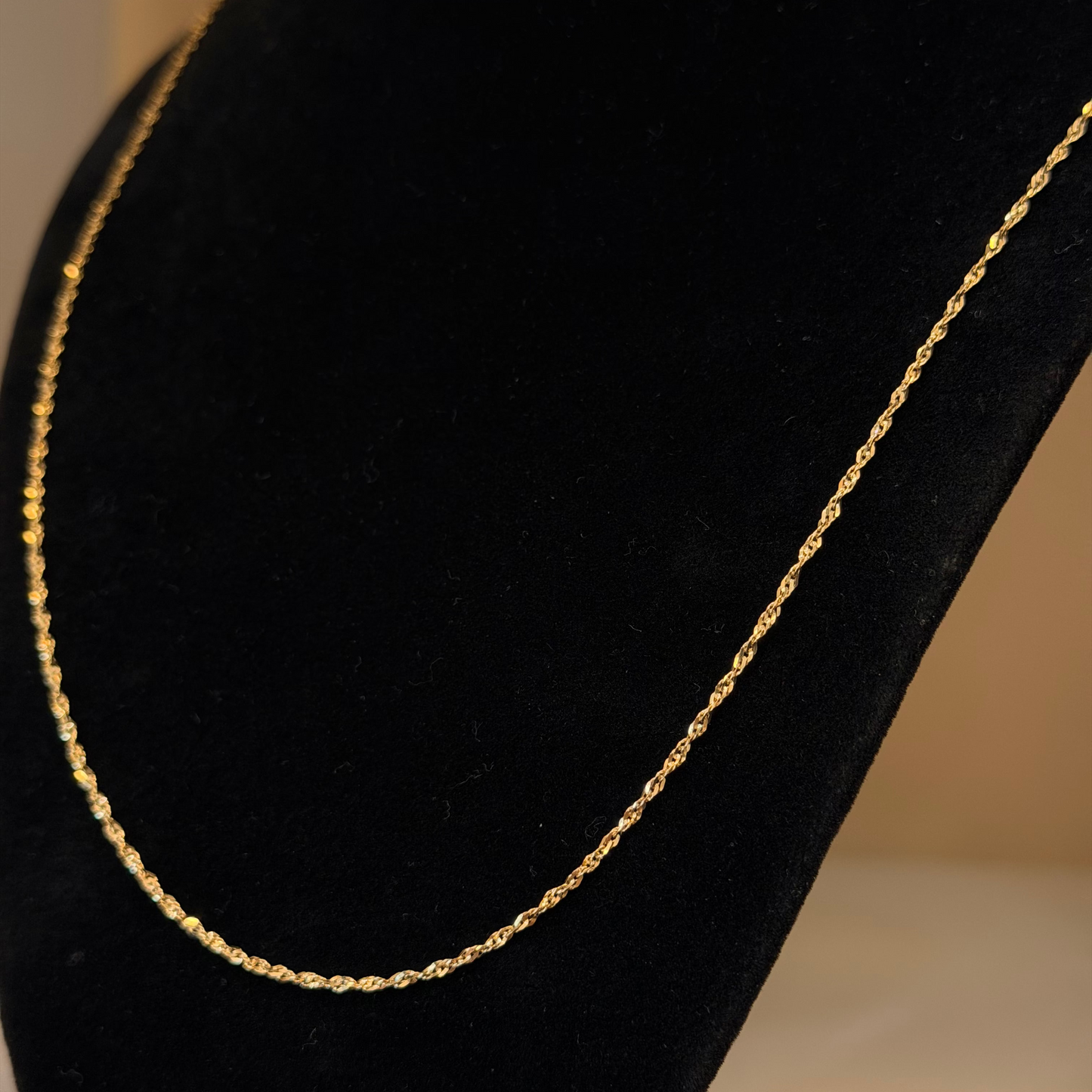 10k Singapore Necklace