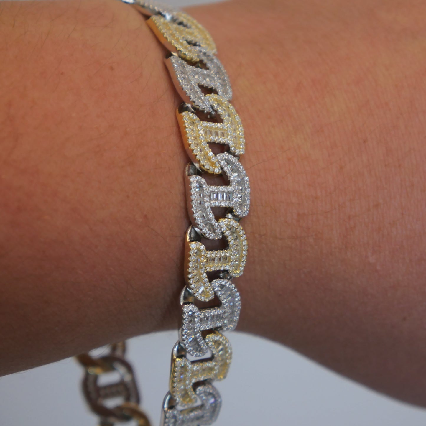 Sterling Silver Gucci link Bracelet