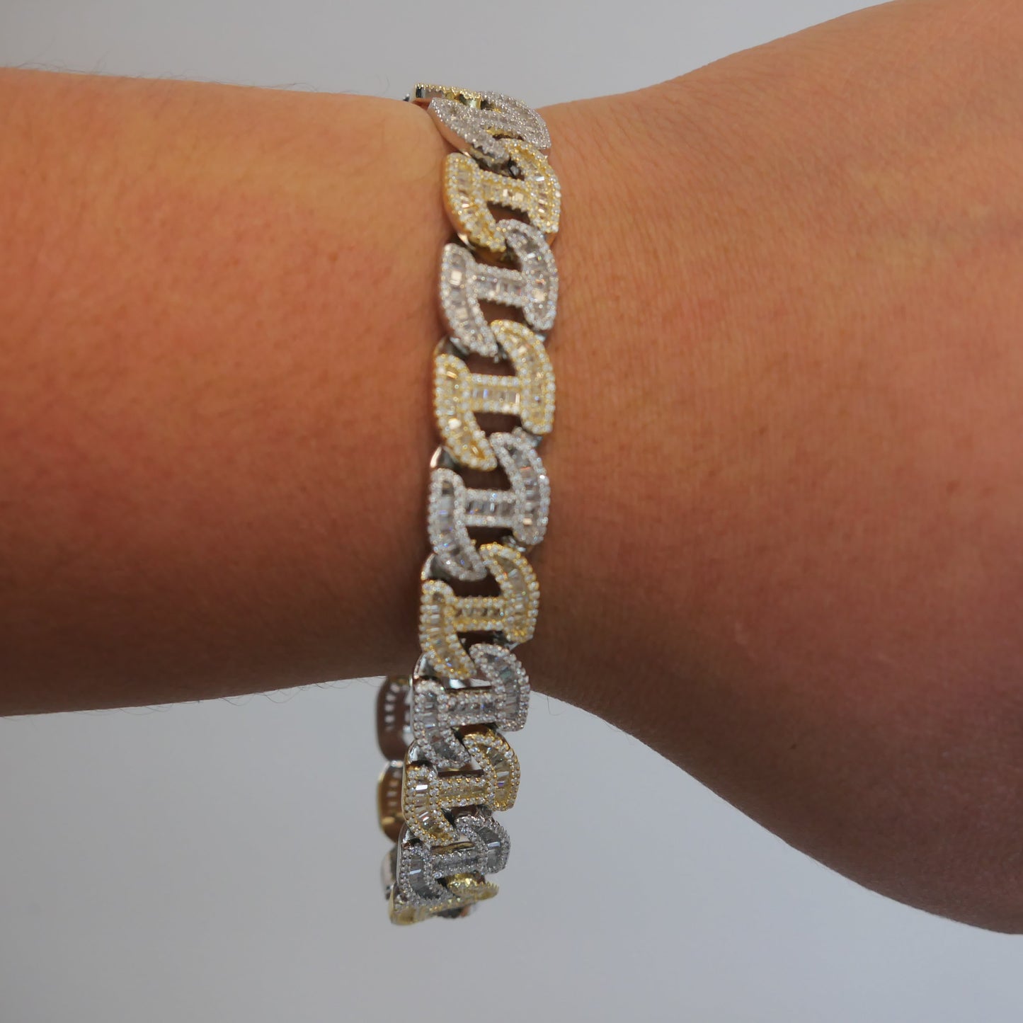 Sterling Silver Gucci link Bracelet