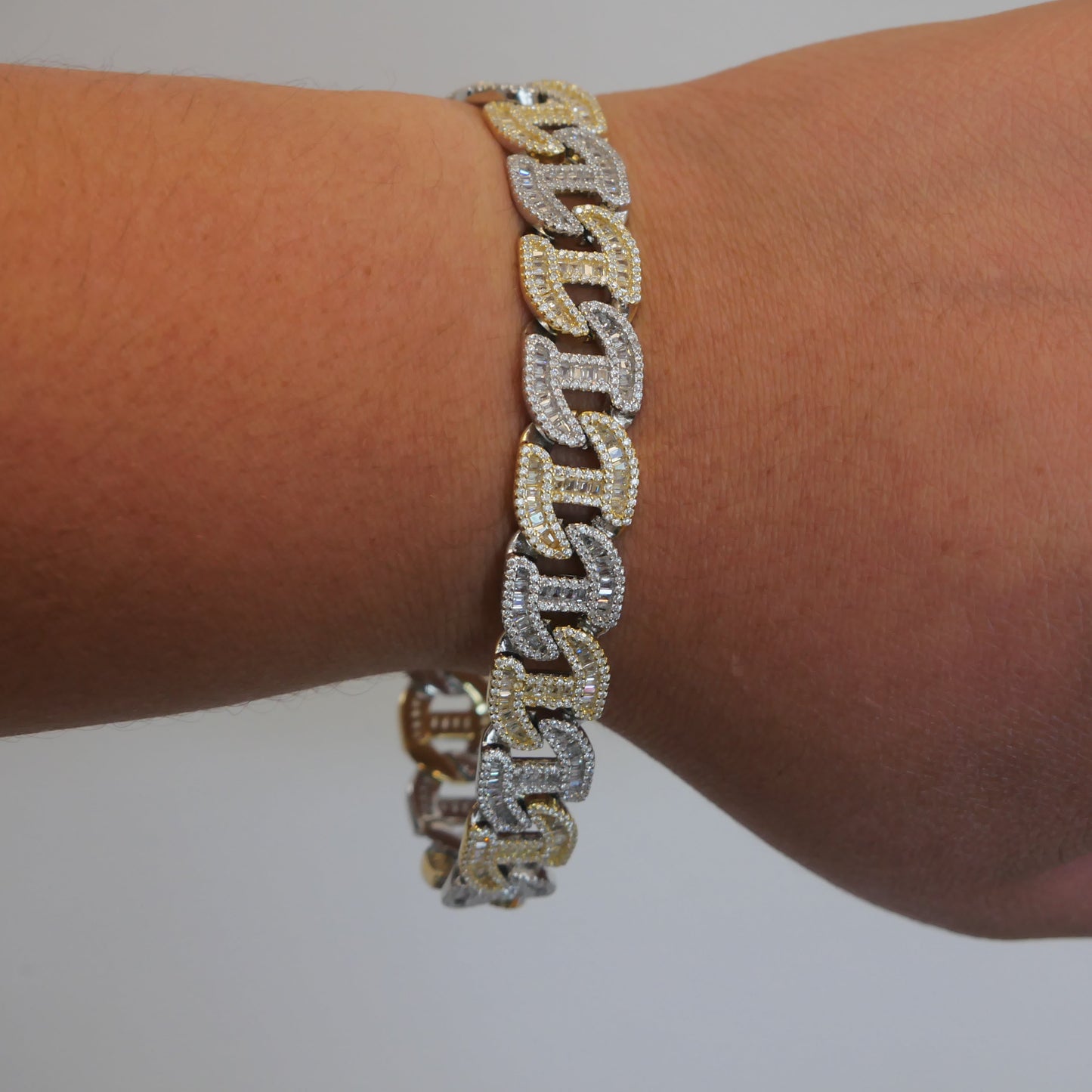 Sterling Silver Gucci link Bracelet