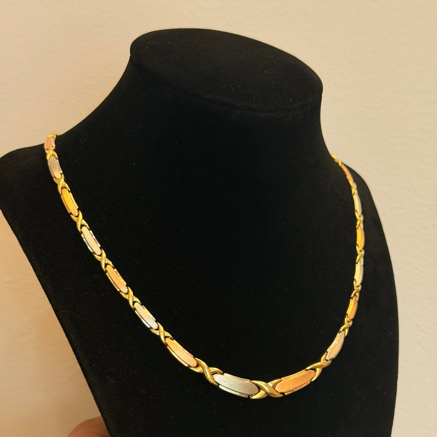14k Tri-color Necklace