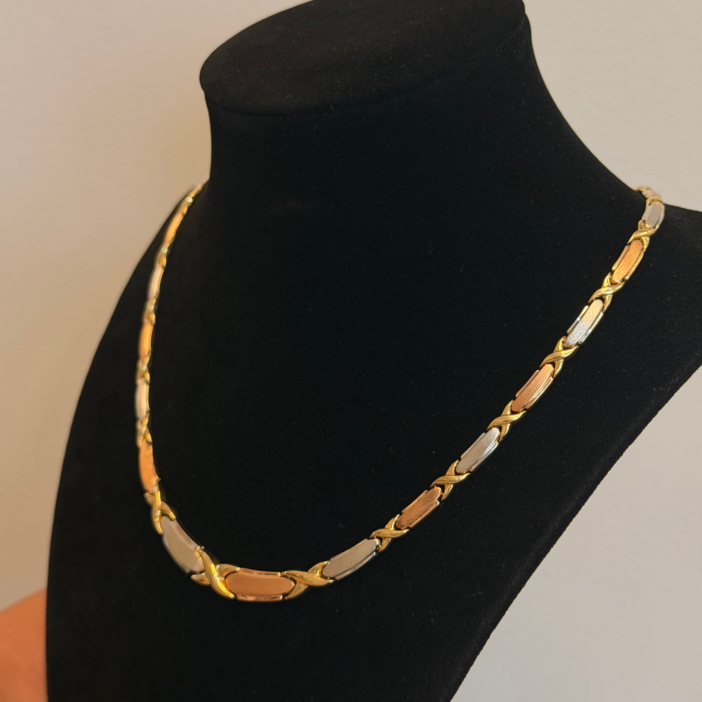 14k Tri-color Necklace