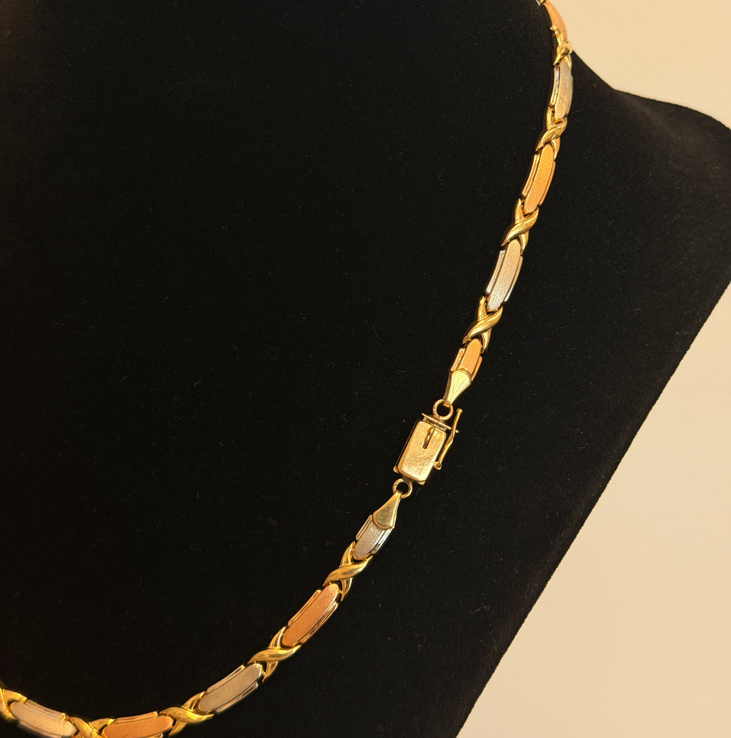 14k Tri-color Necklace
