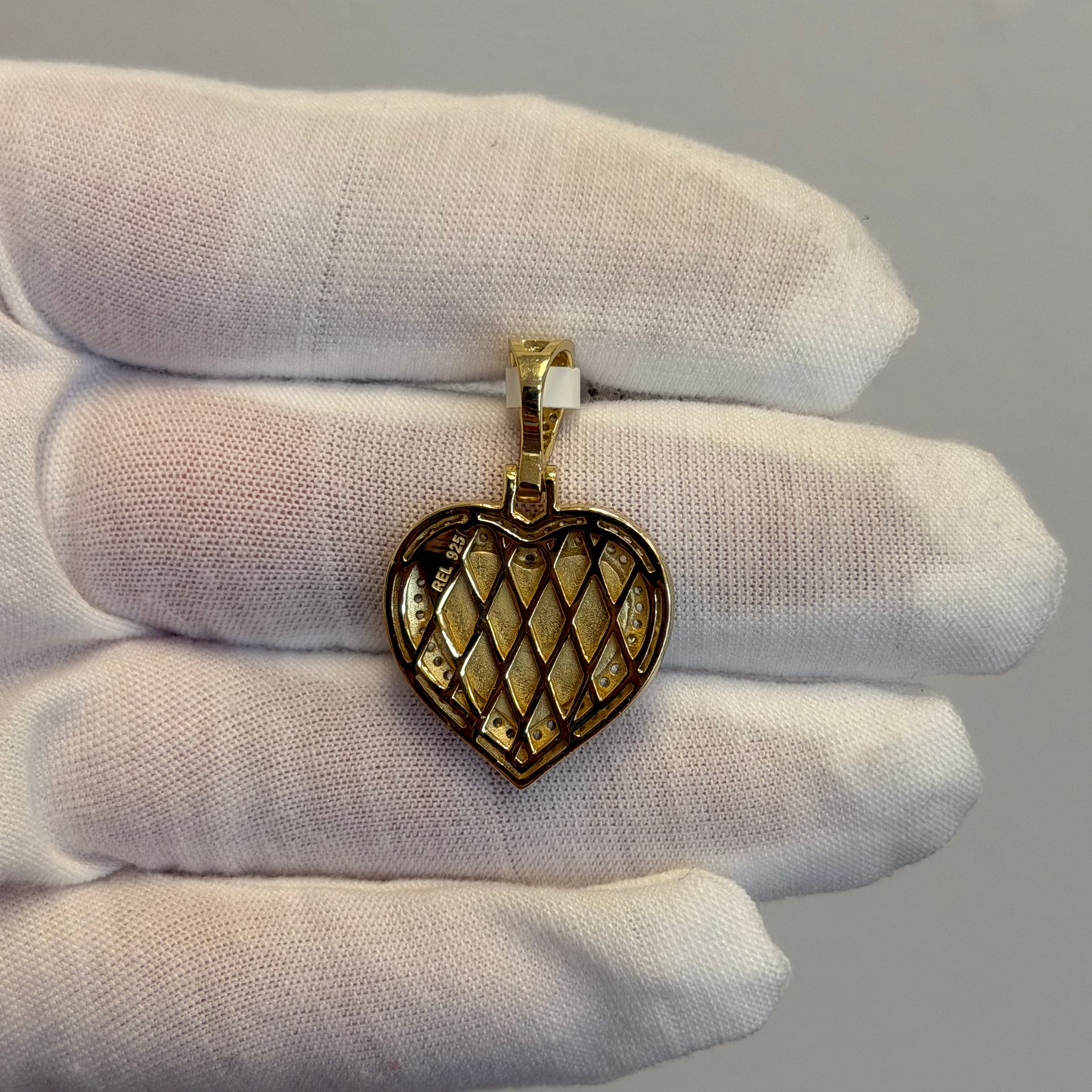Sterling Silver Heart Picture Pendant