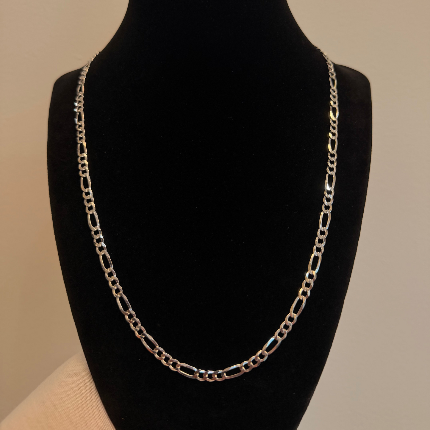 Sterling Silver Figaro Necklace