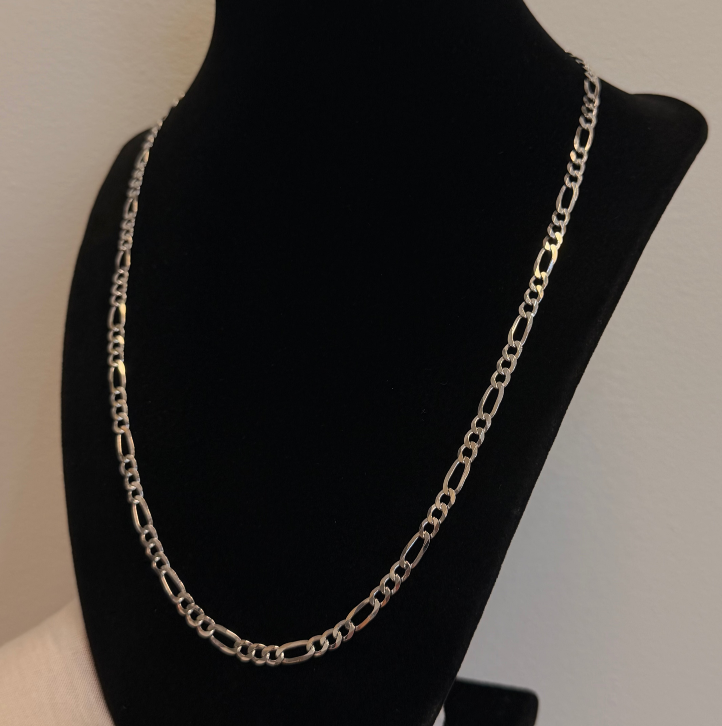 Sterling Silver Figaro Necklace