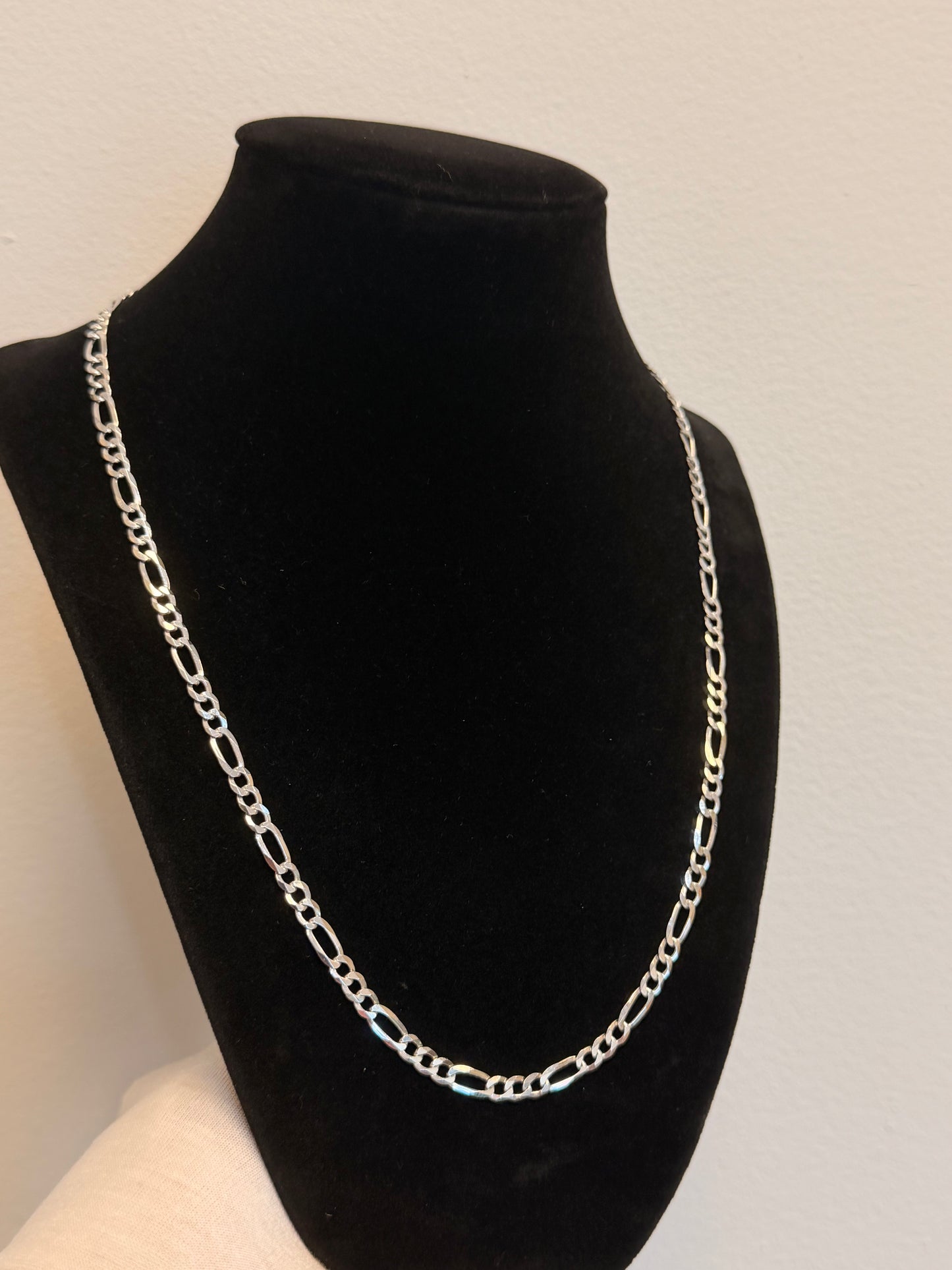 Sterling Silver Figaro Necklace