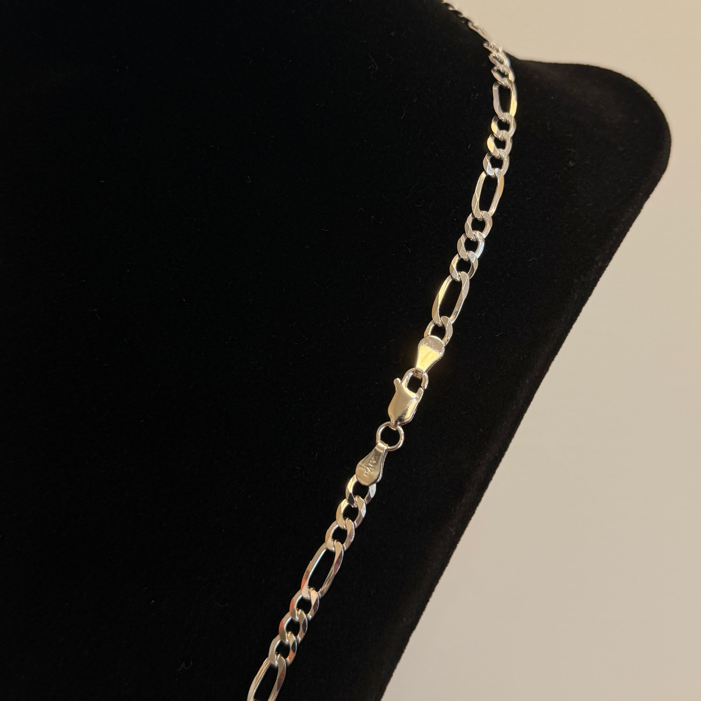 Sterling Silver Figaro Necklace