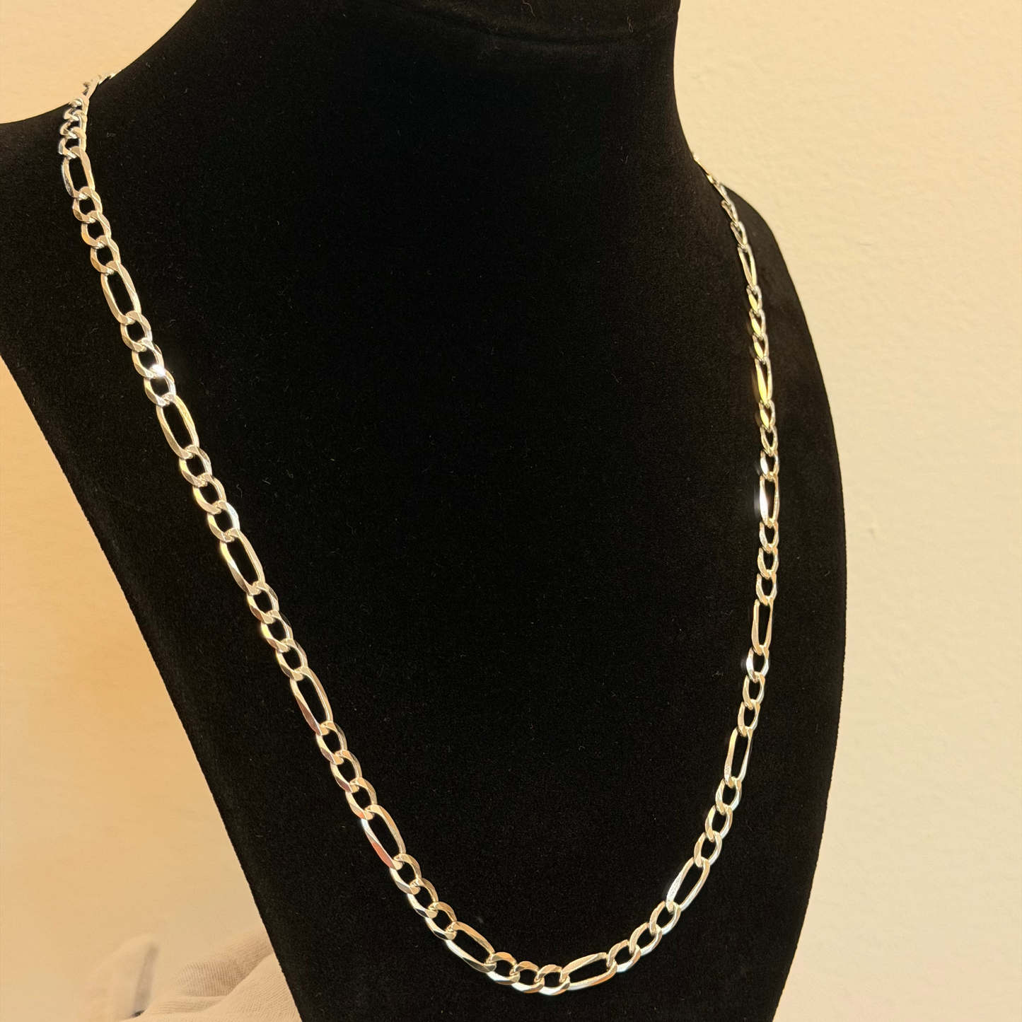 Sterling Silver Figaro Necklace