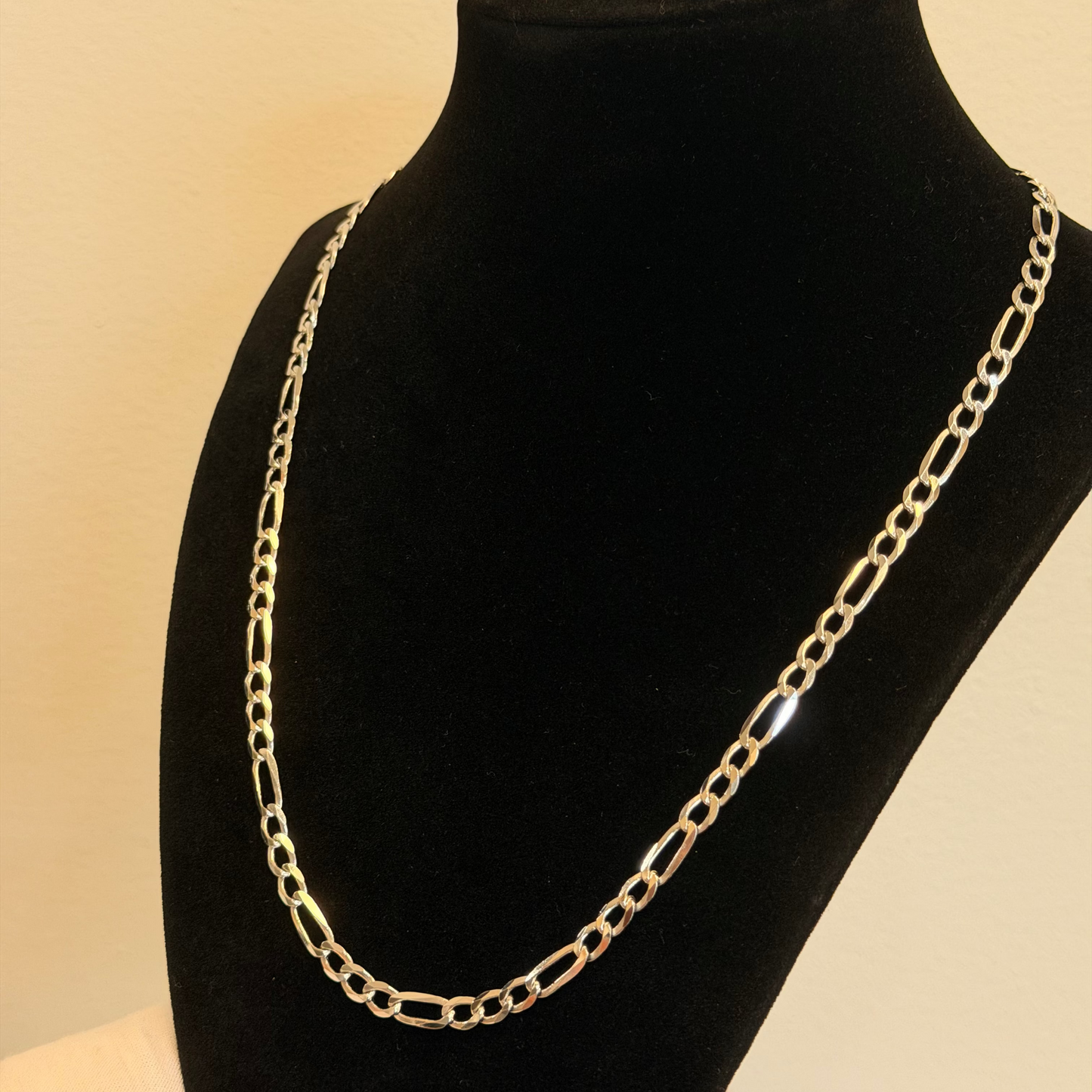 Sterling Silver Figaro Necklace