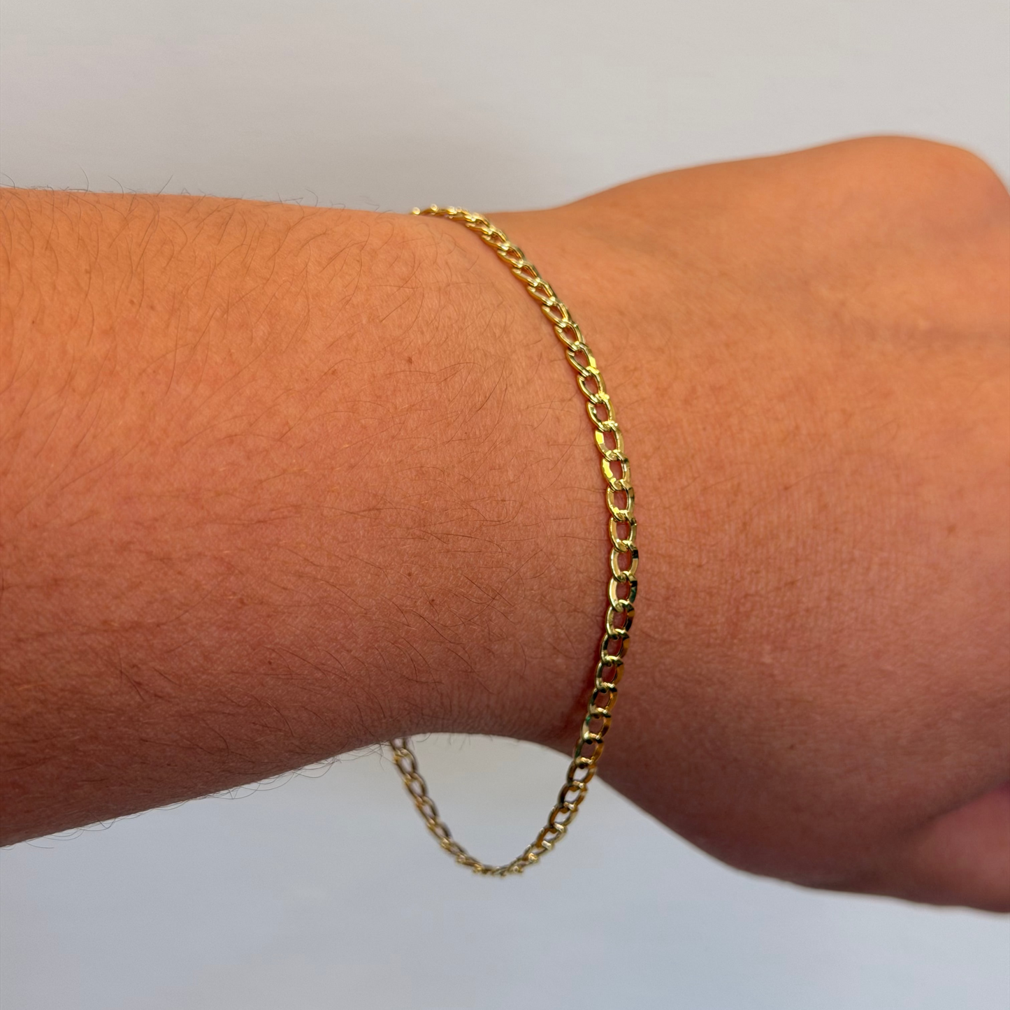 10k Curb Bracelet
