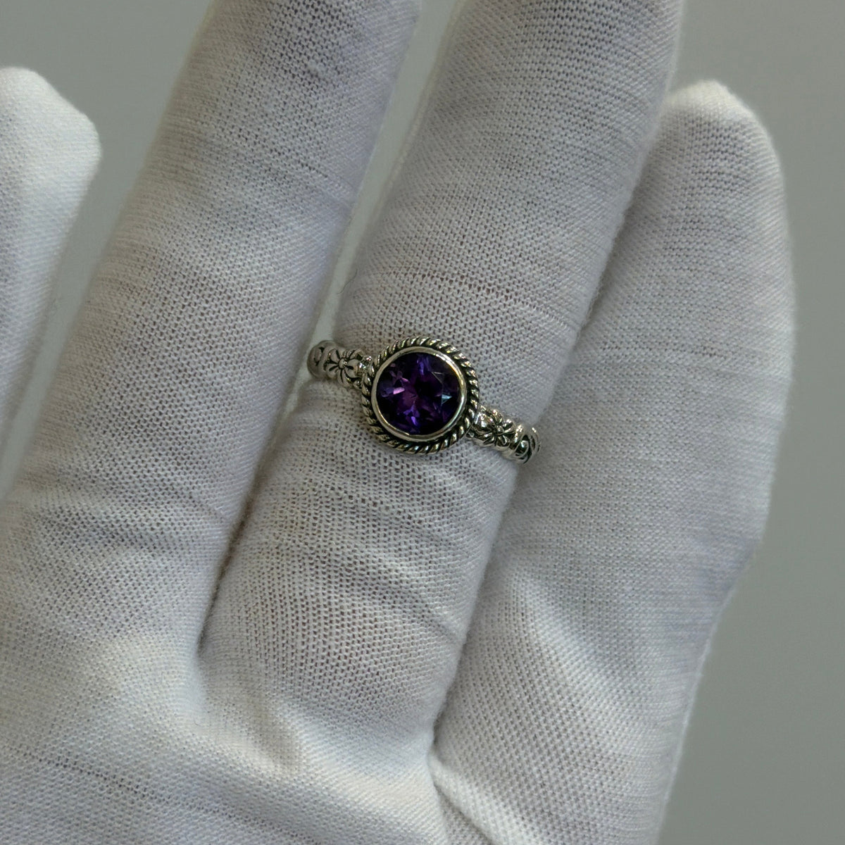 Sterling Silver Amethyst Ring