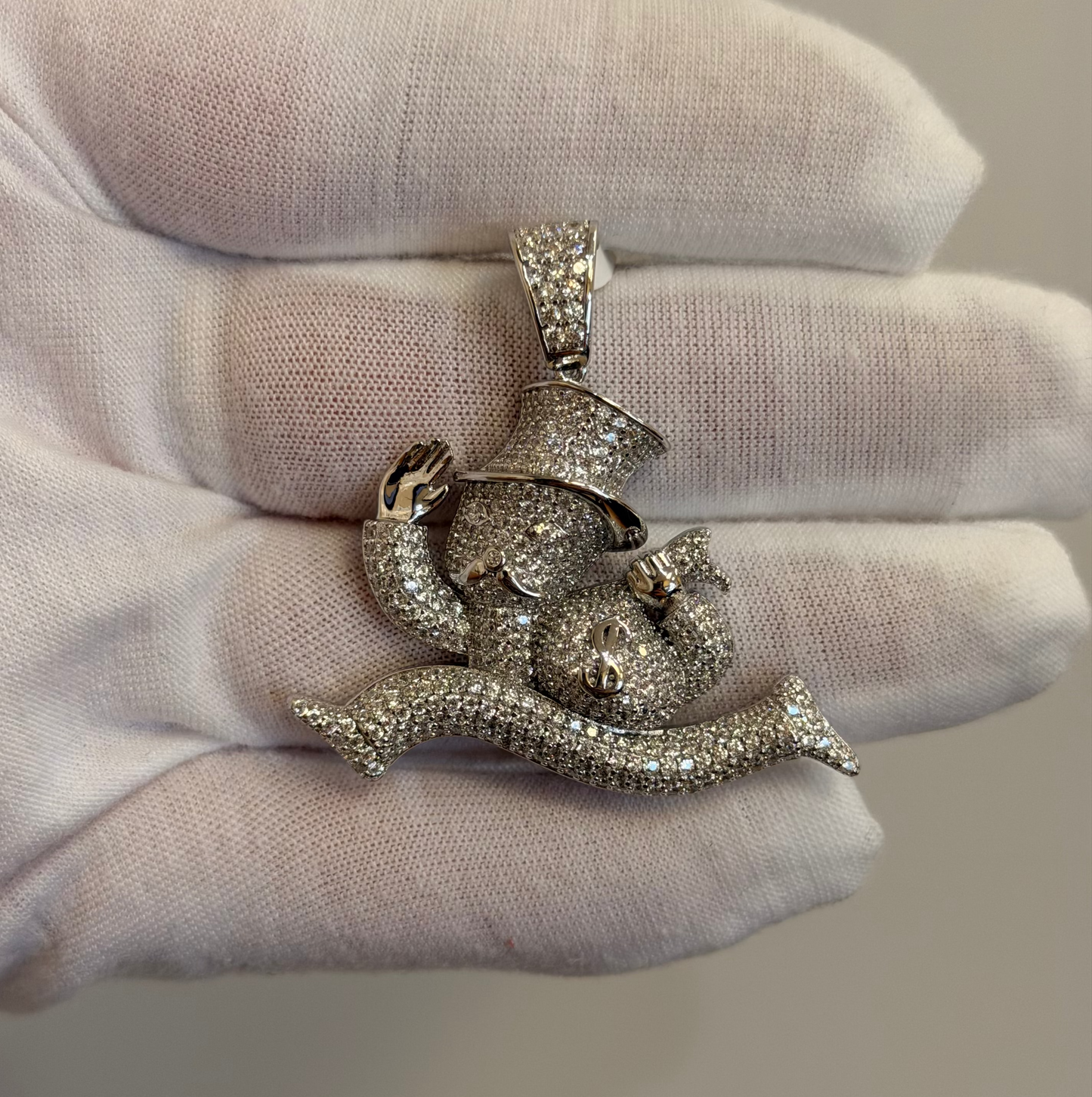 Sterling silver cartoon pendant