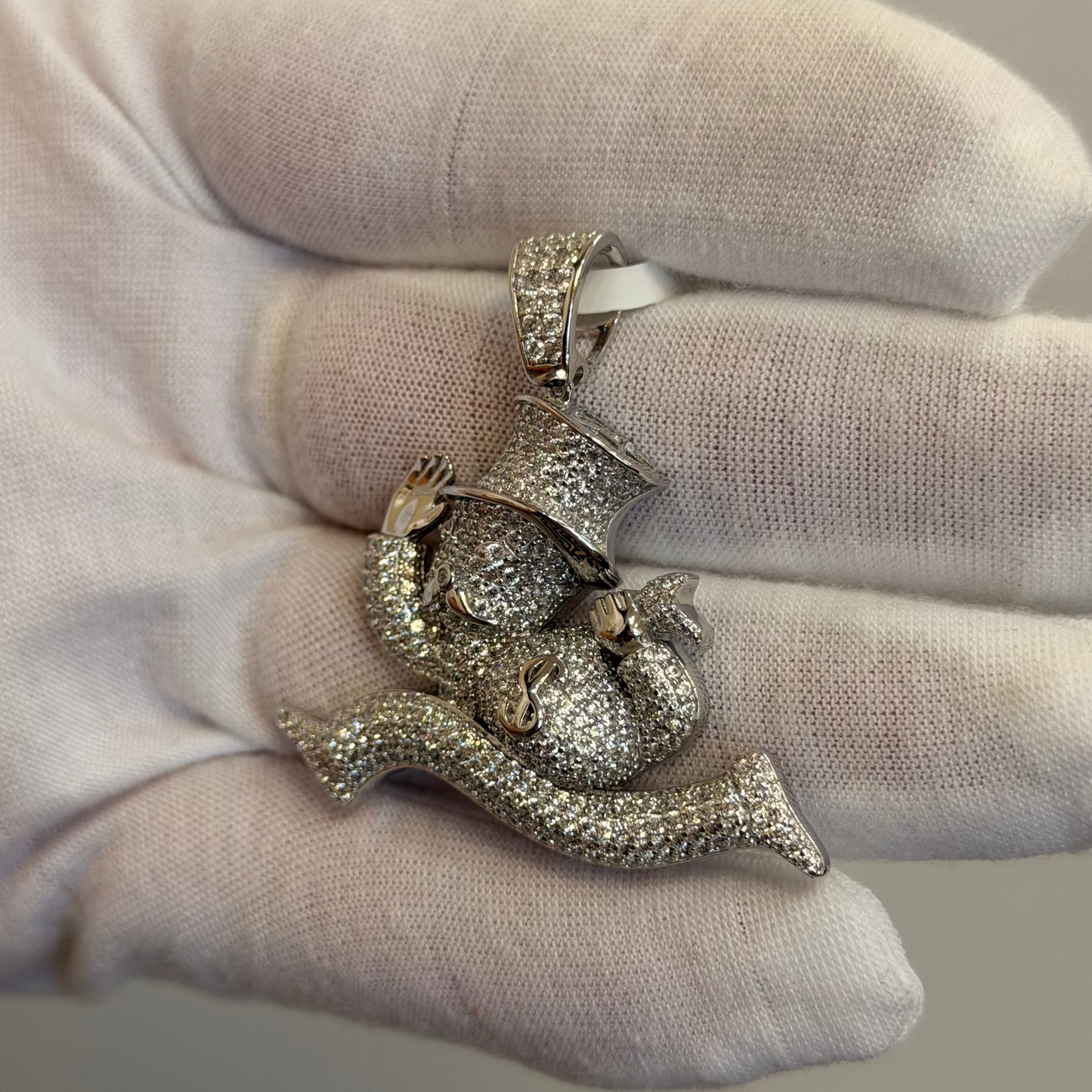 Sterling silver cartoon pendant