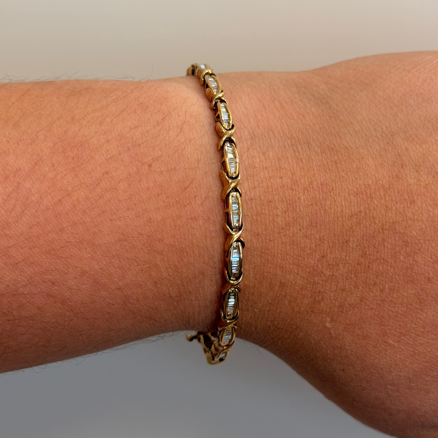 10k Diamond Tennis Bracelet